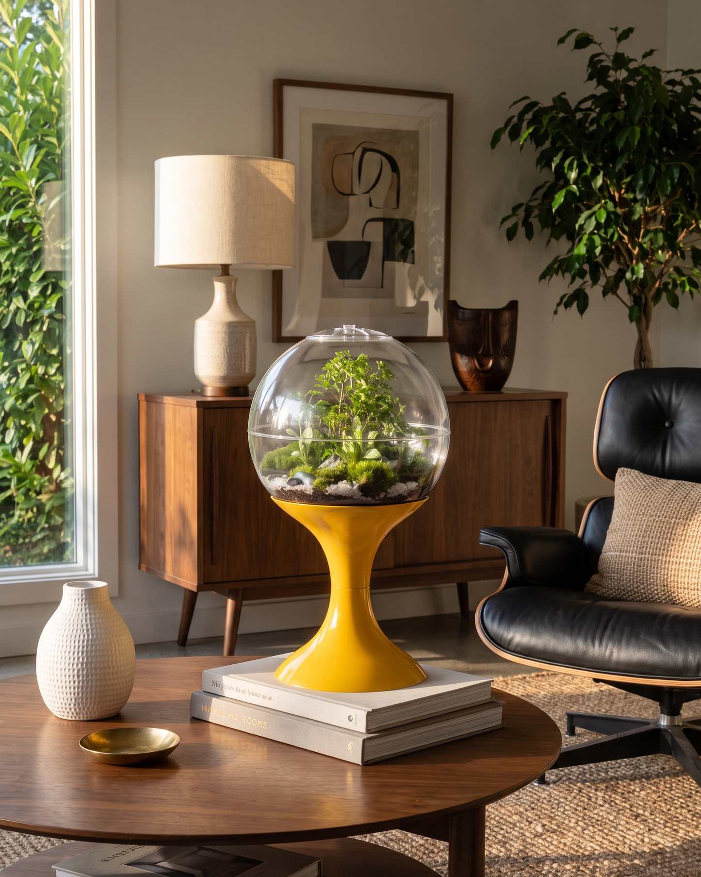 Atomic Space Age Terrarium