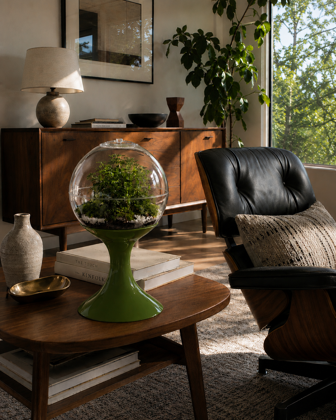 Atomic Space Age Terrarium